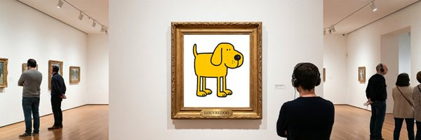 LOUVREDOG - The First Dog in the Louvre